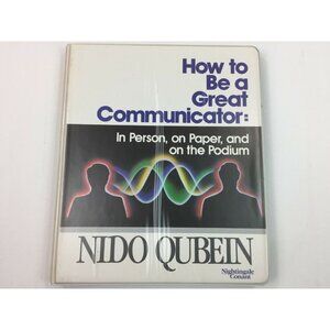 How To Be A Great Communicator Cassette Tape Set By Nido Qubein